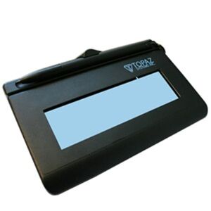 Topaz T-S460-B-R SigLite 1x5 LCD Signature Pad, Serial Electronic Signature pad.